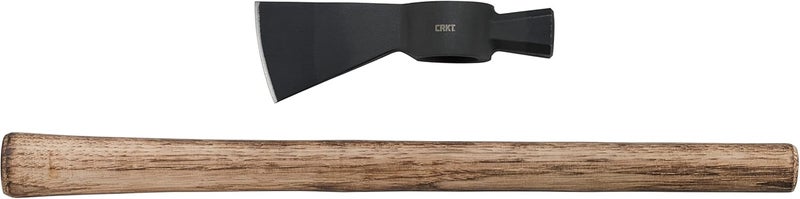 CRKT Chogan Hammer T-Hawk: Outdoor Camping Axe with Hammer Poll, Forged Carbon Steel Head, Tennessee Hickory Wooden Handle 2724 - Image 3